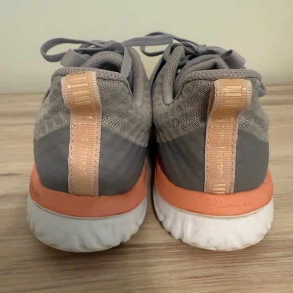 Nike Renew Womens 8 Gray Orange Athletic Running Shoes - Picture 5 of 6